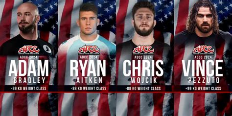 ADCC 2024 Competitors .